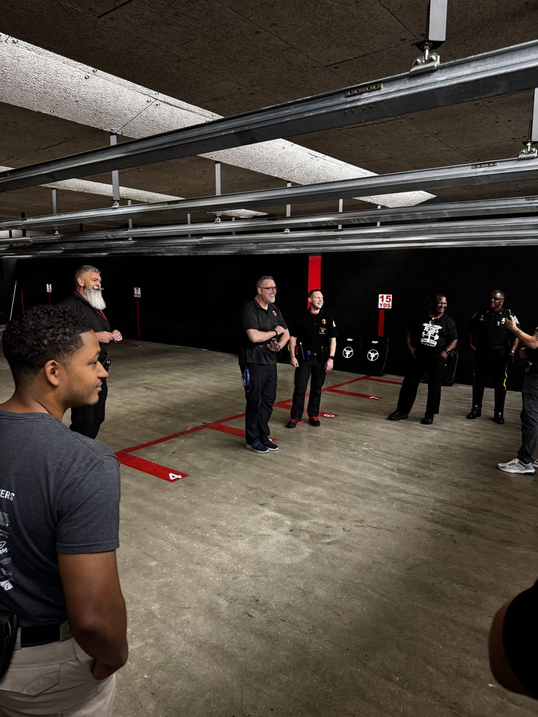 Indoor training bay